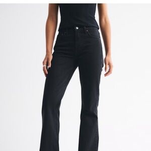 Abercrombie & Fitch Black Flare Jeans